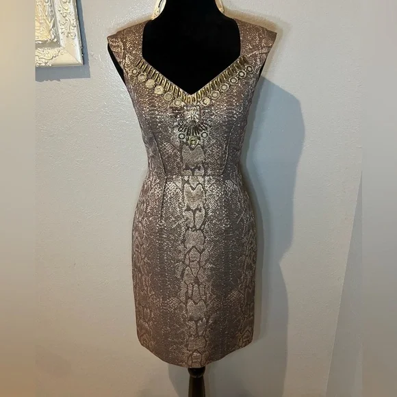 Antonio Melani  Snake Print Dress - Picture 3 of 10